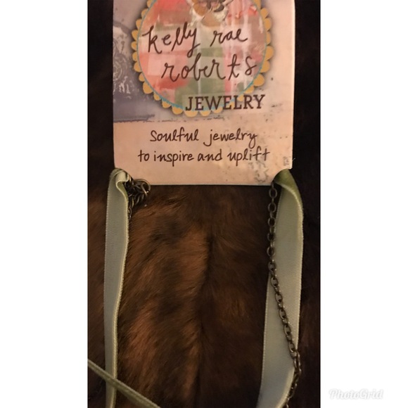 NEW KELLY RAE ROBERTS RIBBON BELIEVE NECKLACE - Picture 2 of 4